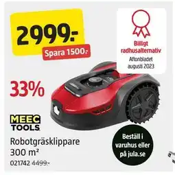 Jula Robotgräsklippare 300 m², SEK 2999 erbjuda