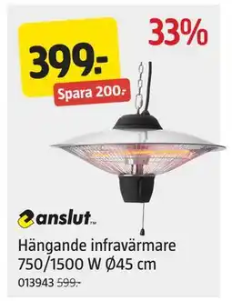 Jula Hängande infravärmare, SEK 399 erbjuda