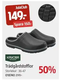 Jula Trädgårdstofflor, Medlemspris erbjuda