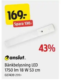 Jula Bänkbelysning LED, SEK 169 erbjuda