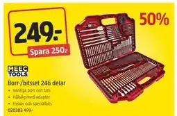 Jula Borr-/bitsset 246 delar, SEK 249 erbjuda