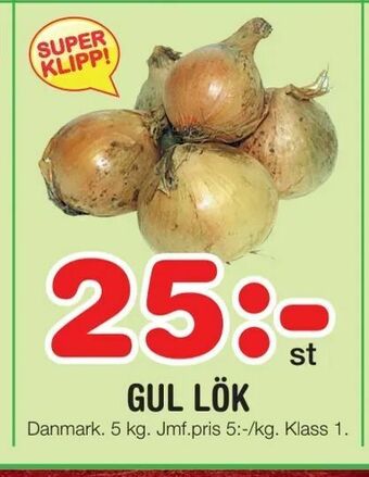 Nya Pulsen Gul lök erbjuda