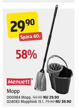 Jula Mopphink, SEK 39.9 erbjuda