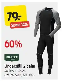 Jula Underställ 2 delar, SEK 79 erbjuda