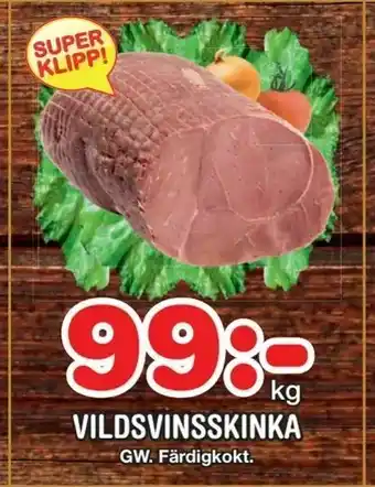 Vildsvinsskinka