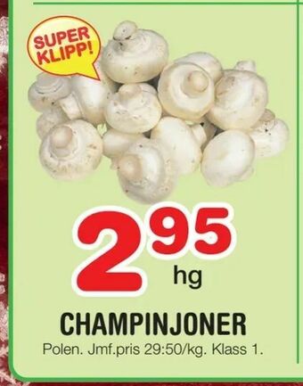 Nya Pulsen Champinjoner erbjuda