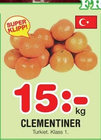 Nya Pulsen Clementiner erbjuda