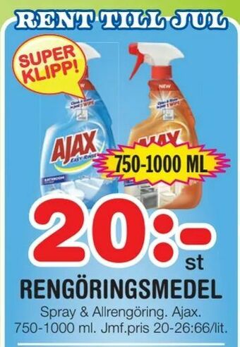 Nya Pulsen Rengöringsmedel erbjuda