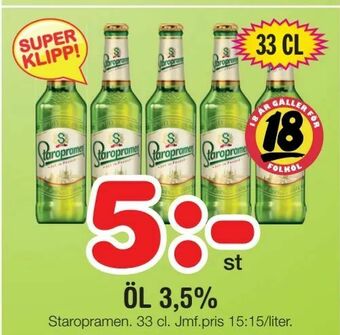 Nya Pulsen Öl 3,5% erbjuda
