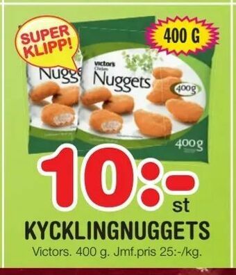 Nya Pulsen Kycklingnuggets erbjuda