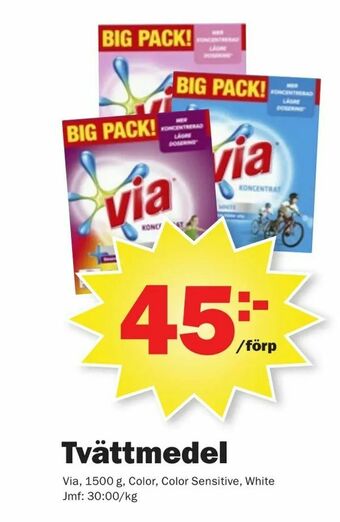 Pekås Tvättmedel erbjuda
