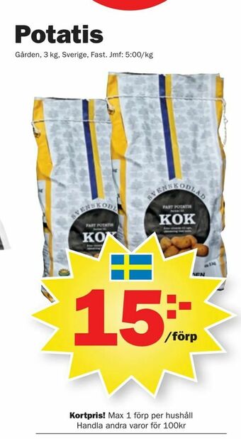 Pekås Potatis erbjuda