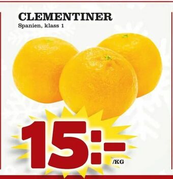 Supergrossen Clementiner erbjuda