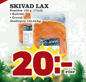 Supergrossen Skivad lax erbjuda