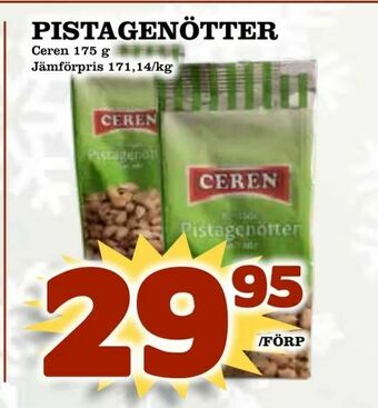 Supergrossen Pistagenötter erbjuda