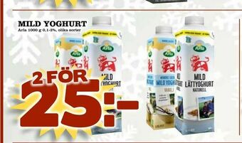 Supergrossen Mild yoghurt erbjuda
