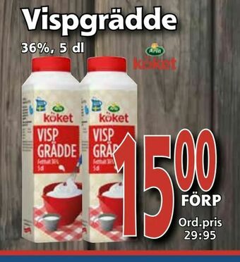 Supergrossen Vispgrädde erbjuda
