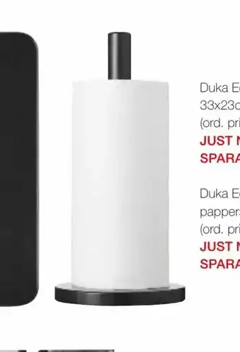 Duka Eclectic pappershållare svart