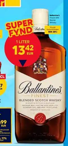 Border Shop Ballantine’s, EUR 13.42 erbjuda