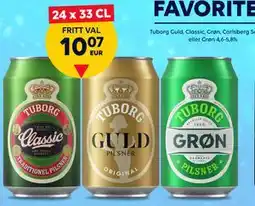Border Shop TUBORG OCH CARLSBERG FAVORITER, EUR 10.07 erbjuda