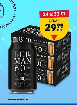 Border Shop Bellman Starköl 6%, EUR 29.99 erbjuda