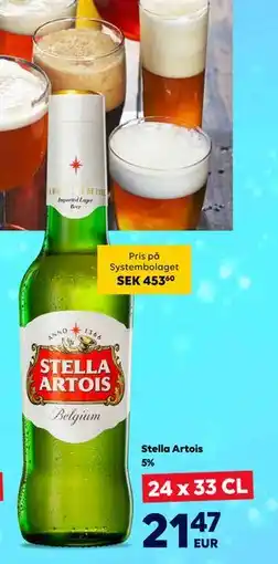 Border Shop Stella Artois 5%., EUR 21.47 erbjuda