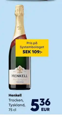 Border Shop Henkell, EUR 5.36 erbjuda