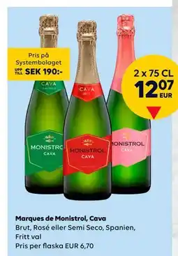 Border Shop Marques de Monistrol, Cava, EUR 12.07 erbjuda