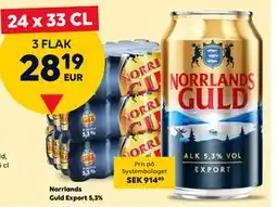 Border Shop Norrlands Guld Export 5,3%, EUR 28.19 erbjuda