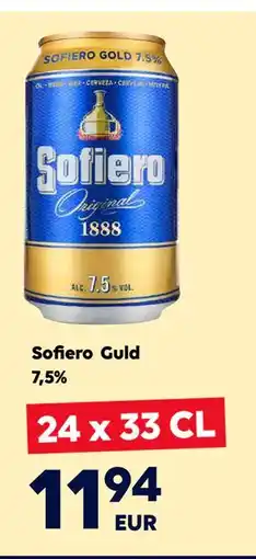 Border Shop Sofiero Guld 7,5%, EUR 11.94 erbjuda