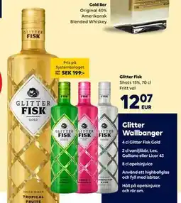Border Shop Glitter Fisk, EUR 12.07 erbjuda