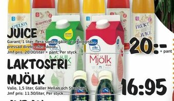 Laktosfri mjölk