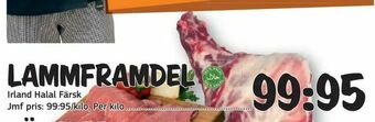 Bazaar Food market Lammframdel erbjuda
