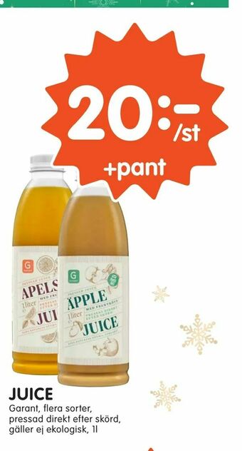 Tempo Juice erbjuda