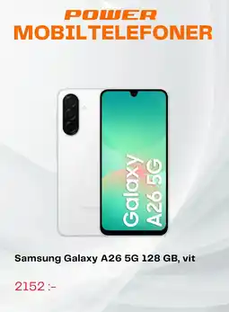 Power SAMSUNG GALAXY A26 G 128GB erbjuda