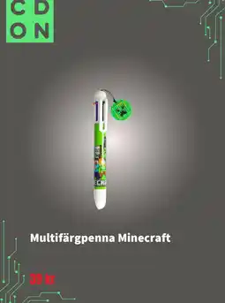 CDON Multifärgpenna Minecraft erbjuda