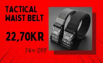 AliExpress Tactical waist belt erbjuda