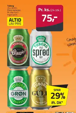 Fleggaard Tuborg erbjuda