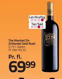 Fleggaard The Wanted Zin Zinfandel Gold Rush erbjuda
