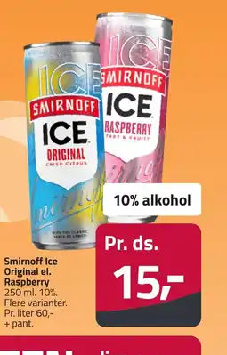 Fleggaard SMIRNOFF Ice Original Raspberry erbjuda