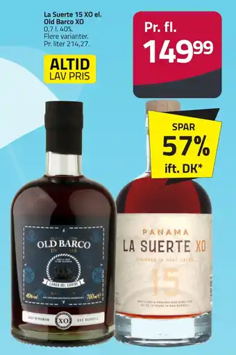 Fleggaard La Suerte 15 XO el. Old Barco XO erbjuda