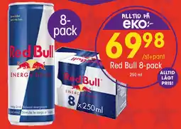 EKO RED BULL 8-pack erbjuda