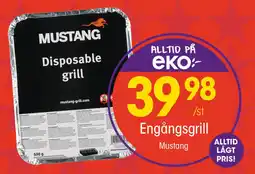 EKO MUSTANG Engångsgrill erbjuda