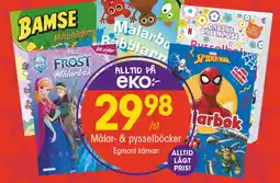 EKO Målar- & pysselböcker erbjuda