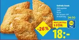 Lidl Ostfralla Gouda, Pris i appen erbjuda