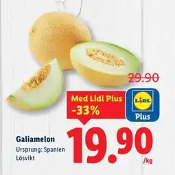 Lidl Galiamelon, Pris i appen erbjuda