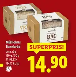 Lidl Mjällolms Tunnbröd, SEK 14.9 erbjuda