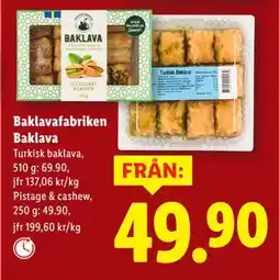 Lidl Baklavafabriken Baklava erbjuda