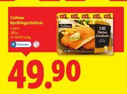 Lidl Culinea Kycklingschnitzel, SEK 49.9 erbjuda
