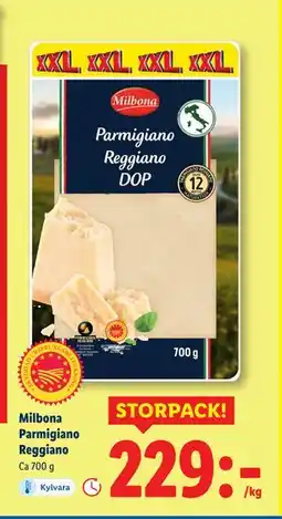 Lidl Milbona Parmigiano Reggiano, SEK 229 erbjuda